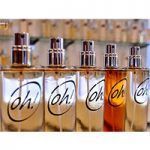 Frascos de perfumes de la franquicia Oh! B&S Parfums.Oh! B&S Parfums.
